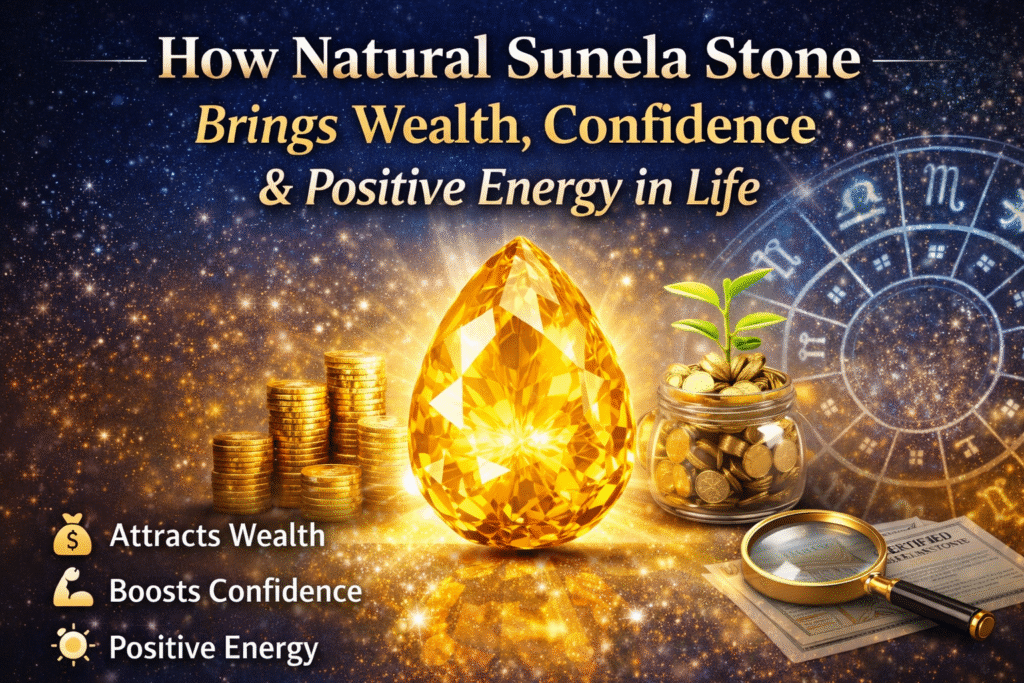 How Natural Sunela Stone Brings Wealth, Confidence & Positive Energy in Life | Gems Wisdom