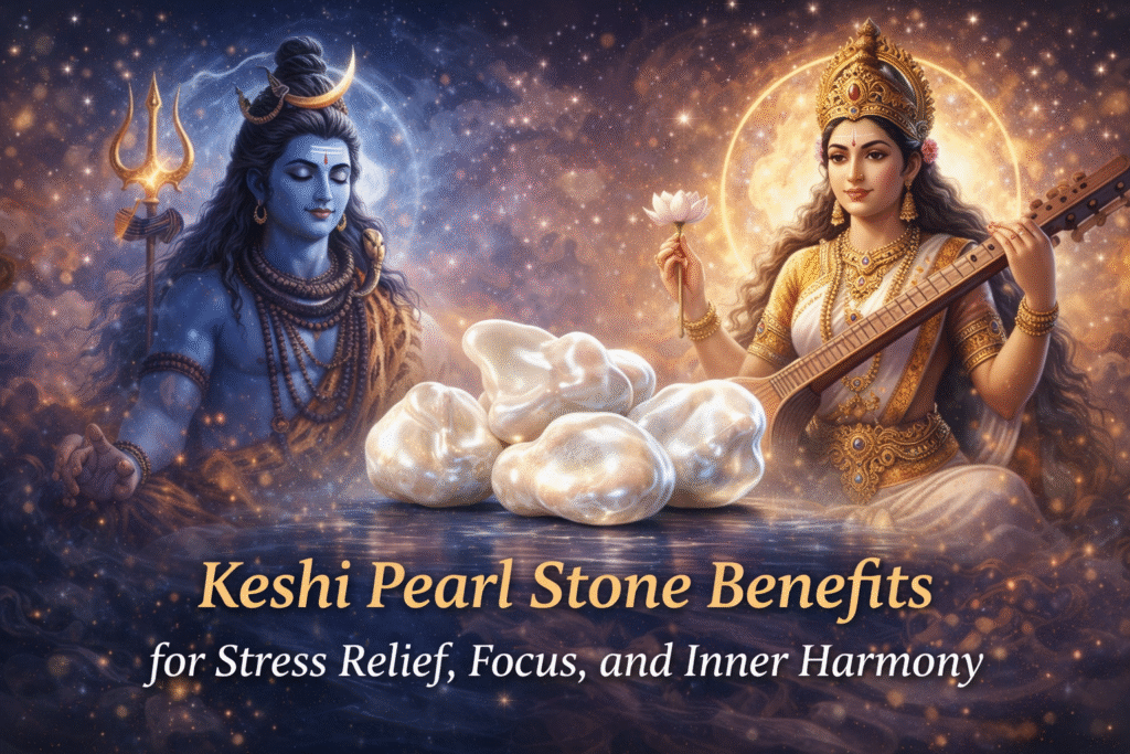 Keshi Pearl Stone Benefits for Stress Relief, Focus, and Inner Harmony | Gems Wisdom