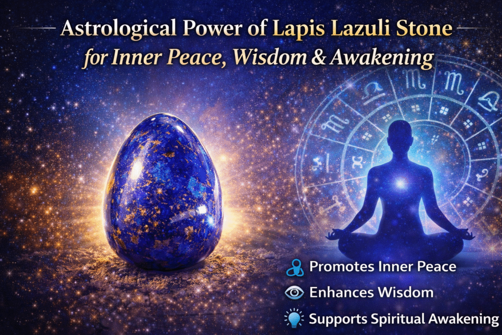 Astrological Power of Lapis Lazuli Stone for Inner Peace, Wisdom & Awakening | Gems Wisdom