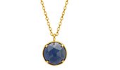 Iolite Stone Pendant - Gems Wisdom