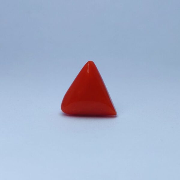 Triangle red coral 10.45 ct