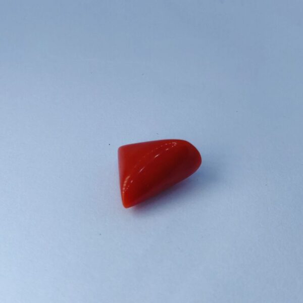 Triangle red coral 7.18 ct 2