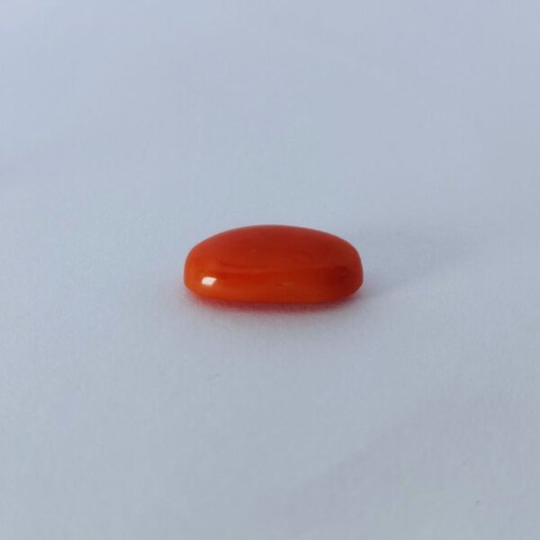 red coral stone 5.28 ct 2