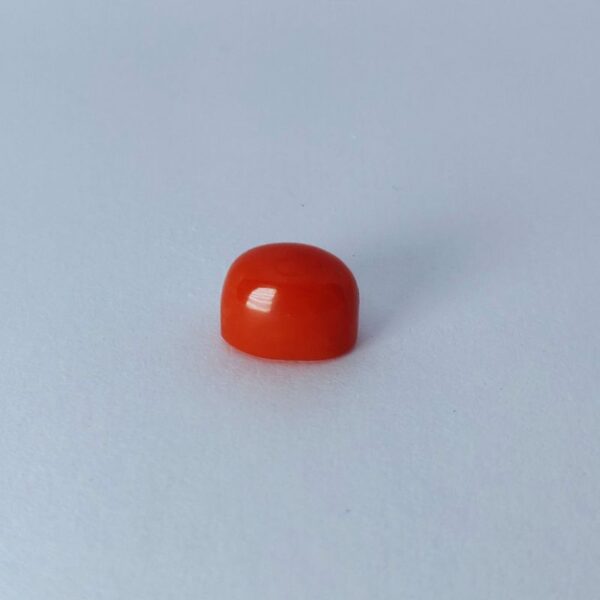 red coral stone 5.96 ct 2