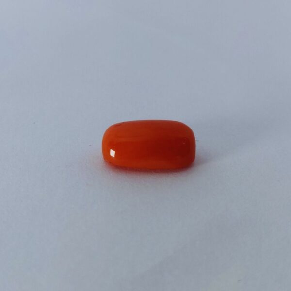 red coral stone 6.42 ct 2