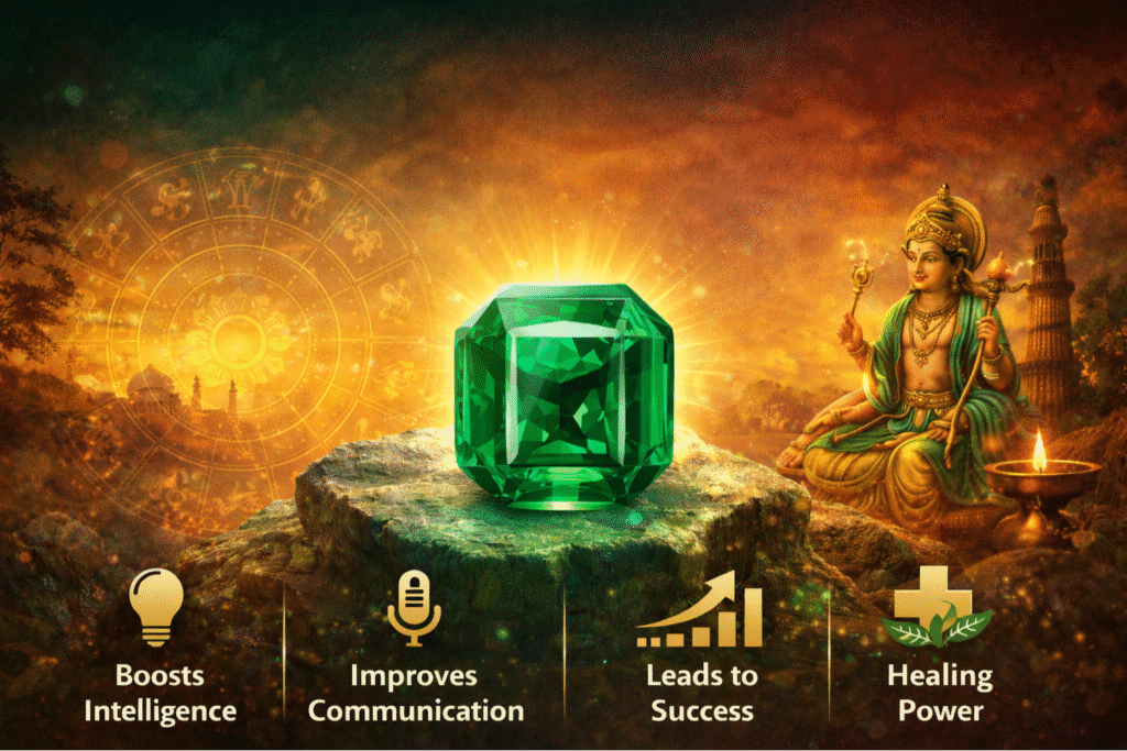 Emerald Stone (Panna) Benefits: Wisdom, Growth & Positive Energy | Gems Wisdom