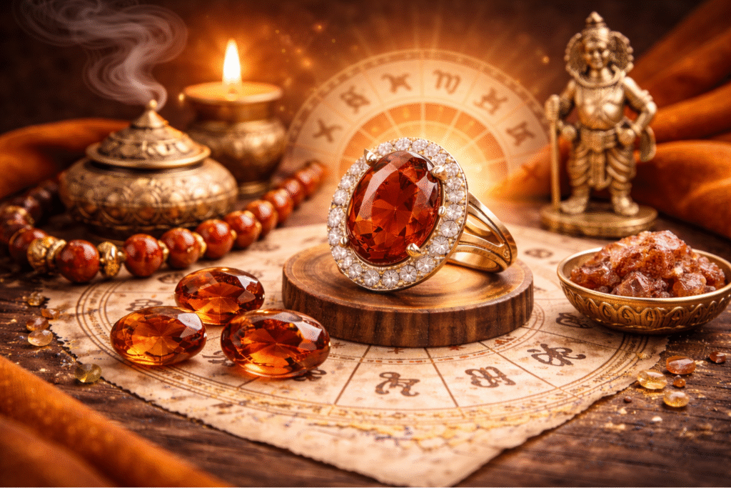 Ways to Wear Gomed Stone | Astrological Benefits of Hessonite Stone | Gems Wisdom