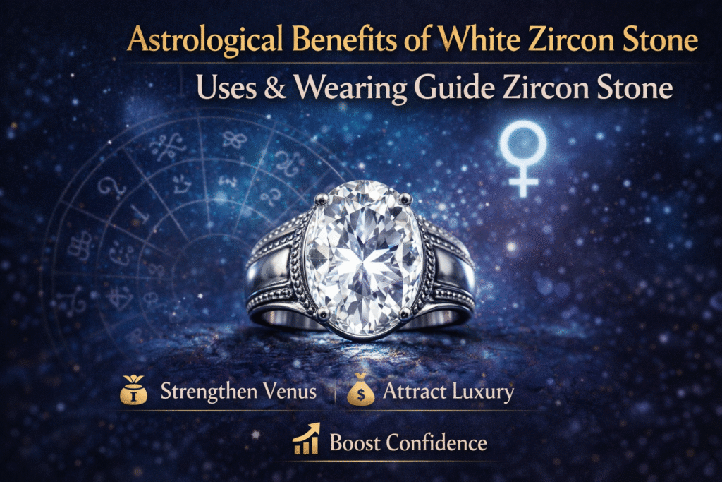 Astrological Benefits of White Zircon Stone | Uses & Wearing Guide Zircon Stone | Gems Wisdom