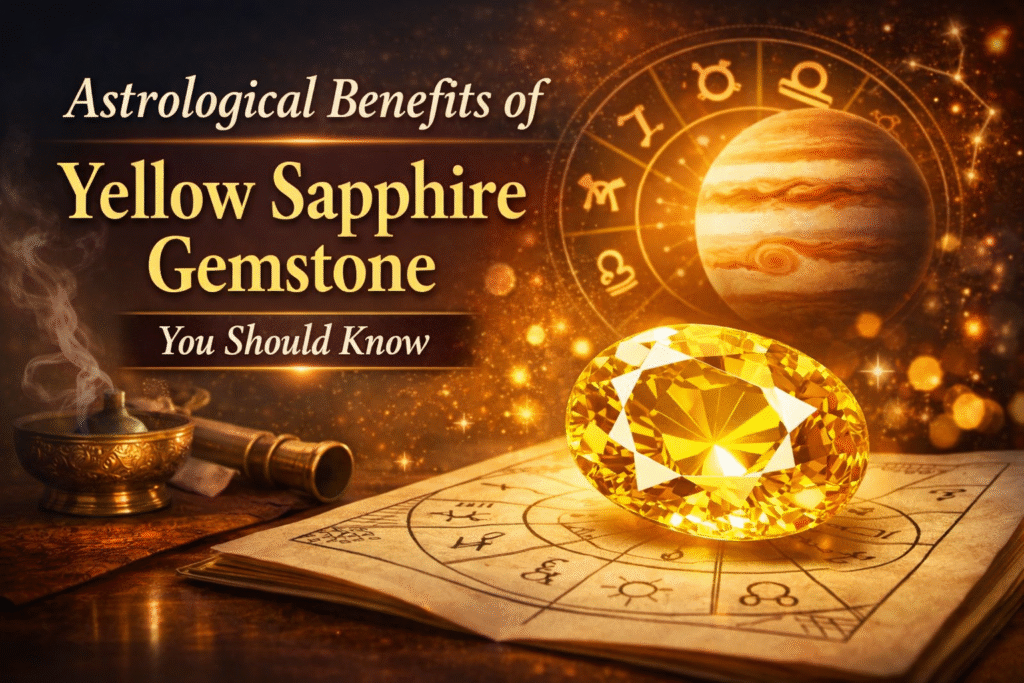 Astrological Benefits of Yellow Sapphire Gemstone You Should Know | Gems Wisdom