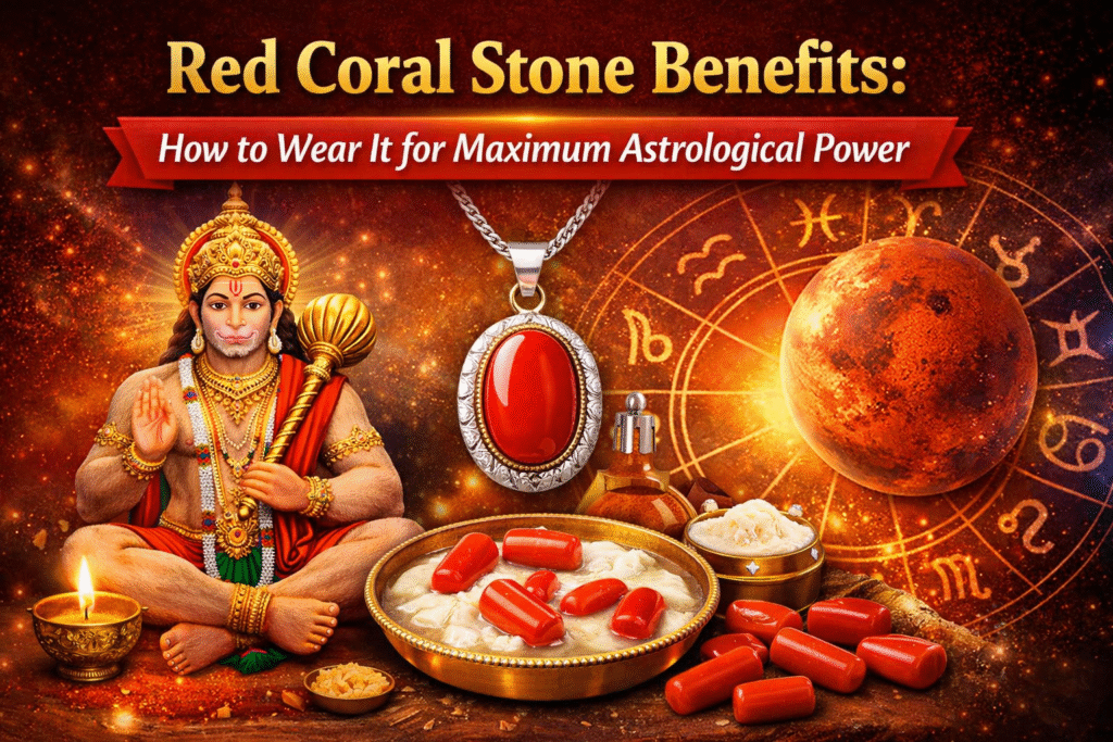 Red Coral Stone Benefits: How to Wear It for Maximum Astrological Power | Gems Wisdom