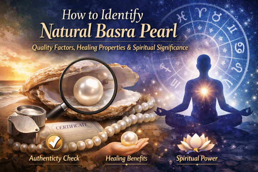How to Identify Natural Basra Pearl : Quality Factors, Healing Properties & Spiritual Significance | Gems Wisdom