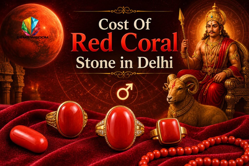 Cost Of Red Coral Stone in Delhi - Gems Wisdom
