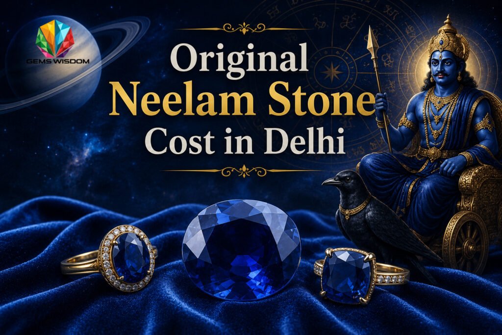 Original Neelam Stone Cost in Delhi - Gems Wisdom