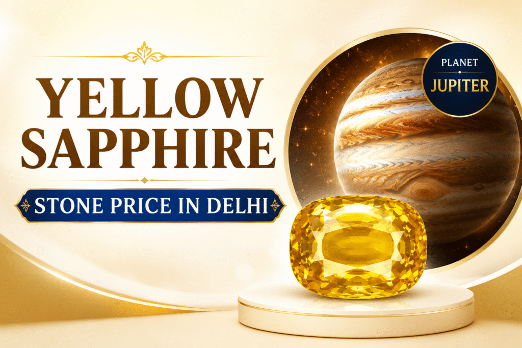 yellow sapphire stone price in Delhi - Gems Wisdom
