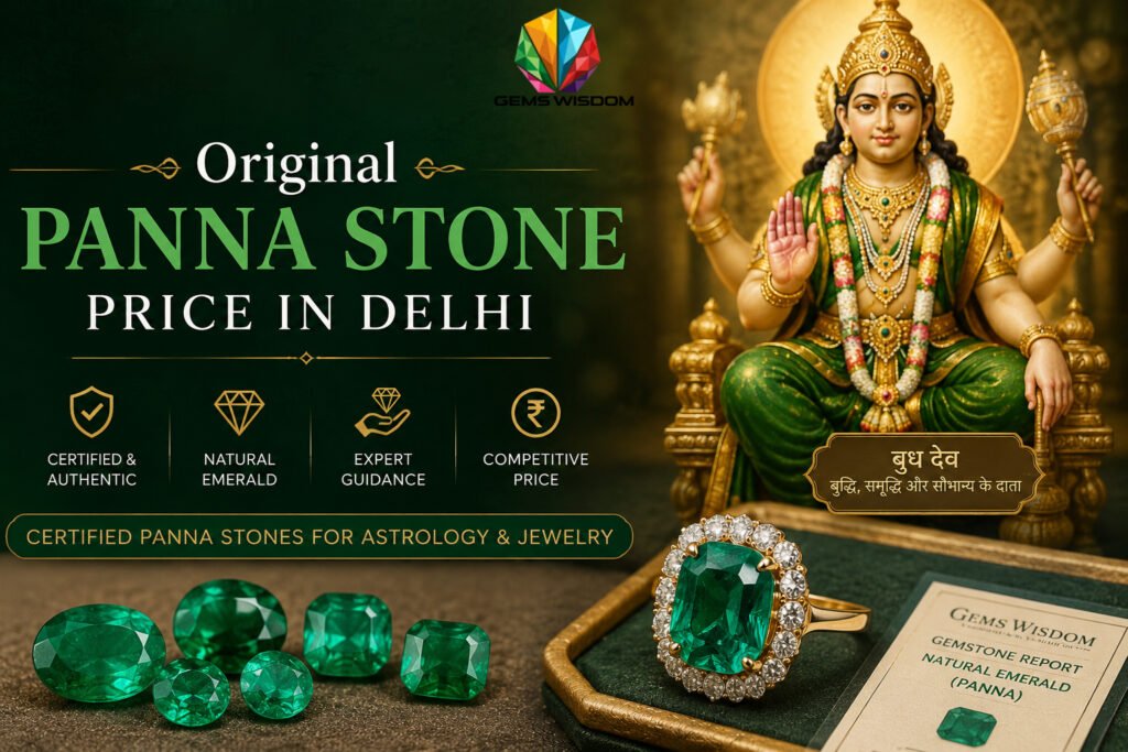 Original Panna Stone Price in Delhi - Gems Wisdom