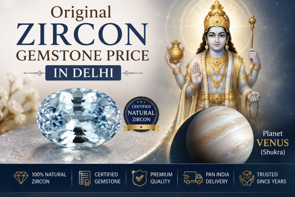 Original Zircon Gemstone Price in Delhi - Gems Wisdom