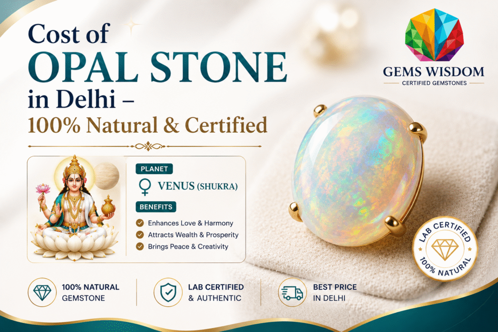 Cost of Opal Stone in Delhi – 100% Natural & Certified - Gems Wisdom